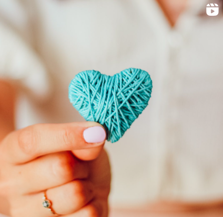 coeur DIY les mercredis sous la pluie