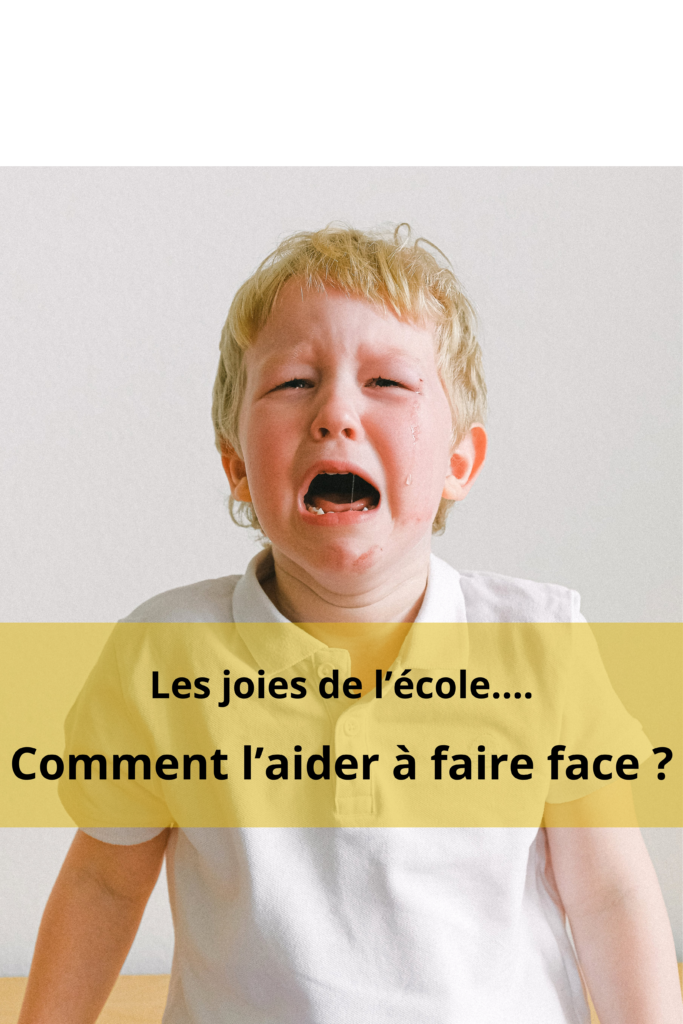 mon enfant pleure à l'école, comment l'aider à passer ce cap