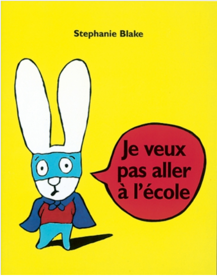 livres sur l'école : couverture de l'album je veux pas aller à l'école