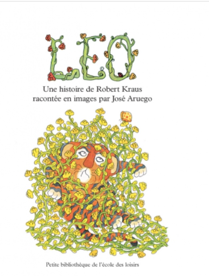 livres sur les apprentissages : couverture de l'album léo